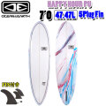 [follows特別価格] OCEAN＆EARTH オーシャンアンドアース サーフボード HAPPY HOUR PU 7’0 5Plug ソフトサーフボード ファンボード ミッドレングス [営業所止め送料無料]