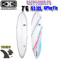 [follows特別価格] OCEAN＆EARTH オーシャンアンドアース サーフボード HAPPY HOUR PU 7’6 5Plug ソフトサーフボード ファンボード ミッドレングス [営業所止め送料無料]