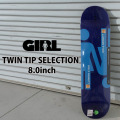 ガール スケートボードデッキ TWIN-TIP Selrctions 8.0inch [GL2] NIELS BENNETT GIRL SKATEBOARD ニールス・ベネット スケボー デッキ G4922