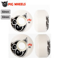 スケートボード ウィール NEW PIG HEAD NATURAL WHEELS #2 52mm 53mm 101A ピッグ ウィール スケート パーツ SK8