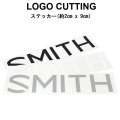 SMITH スミス LOGO CUTTING STICKER ロゴ カッティングステッカー 9cm シール デカール 転写 スノーボード スノボー アクセサリー