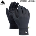 25-26 BURTON バートン スノーボードグローブ STRETCH LINER 2.0 スノーボード インナーグローブ 2025 2026