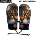 25-26 NOVEMBER グローブ ノベンバー スノーボード CAT MITT CHATORA 猫柄 ネコ柄 チャトラ ミトングローブ 2025 2026 日本正規品 [メール便発送商品]