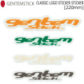 GENTEM STICK ゲンテンスティック CLASSIC LOGO STICKER 220mm スノーボード ステッカー アクセサリー [14] [15] [16] [17]【即】