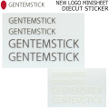 GENTEM STICK ゲンテンスティック NEW LOGO MINISHEET DIECUT STICKER 65mm ダイカットステッカー スノーボード ステッカー [34] [35]