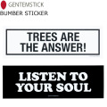 GENTEM STICK ゲンテンスティック BUMPER STICKER 80×244mm ステッカー スノーボード ステッカー [36] [37]