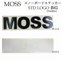 MOSS SNOWBOARDS モス スノーボード STD LOGO BIG カッティングステッカー [370mm x 120mm] [15] [16] シール デカール 転写 スノーボード スノボー アクセサリー