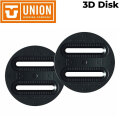 純正パーツ UNION BINDING ユニオン ビンディング 4x4 センター3HOLE [3]  スノーボード ビンディング パーツ [3D対応ディスク チャンネルシステム対応不可] 
