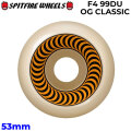 SPIT FIRE スピットファイアー ウィール FORMULA FOUR F4 99DU OG CLASSIC 53mm [S2] スケートボード スケボー パーツ SKATE BOARD WHEEL SK8