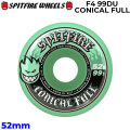 SPIT FIRE スピットファイアー ウィール FORMULA FOUR F4 99DU CONICAL FULL 52mm [S6] スケートボード スケボー パーツ SKATE BOARD WHEEL SK8