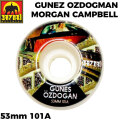 スケートボード ウィール SATORI MOVEMENT WHEEL サトリウィール [12] GUNEZ OZDOGAN MORGAN CAMPBELL GUEST ARTIST SERIES 101A 53mm サトリムーブメント ハードウィール SKATE BOARD 