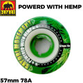 スケートボード ウィール SATORI MOVEMENT WHEEL サトリウィール [29] POWERD WITH HEMP 78A 57mm サトリムーブメント ソフトウィール SKATE BOARD 