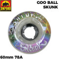 スケートボード ウィール SATORI MOVEMENT WHEEL サトリウィール [27] GOO BALL SKUNK 78A 60mm サトリムーブメント ソフトウィール SKATE BOARD 