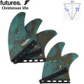 ショートボード用フィン futures. CHRISTENSON Tri Quad 5FIN フューチャー フィン クリステンソン シグネチャー トライクアッド 5フィン サーフボード 日本正規品