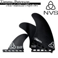 NVS SURF FINS NVSフィン Timmy Paterson Twin Fin Twin+Stabilizer Single Tab ティミー パターソン ツインフィン 2+1 FUTURE 3本セットネイクド バイキング サーフ フィンョートボード ロングボード