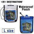 DESTINATION ディスティネーション Waterproof Pouch [Lサイズ] ウォータープルーフポーチ 海水浴 川 海 プール アウトドア ポーチ 防滴 ウォータープルーフ