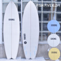 2024 サーフィン フィッシュボード ESSENCE SURFBOARDS FISH FIVE EPS 6.2ft FIN付 エッセンスサーフボード ショートボード ファンボード 直送品 [営業所止め送料無料]