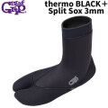 サーフグリップ SURF GRIP サーフィン ブーツ ソックス サーフブーツ thermo BLACK Split Sox 3mm 先指割れ ソックス ブーツ 防寒 速乾 日本正規品