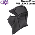 サーフグリップ SURF GRIP サーフィン キャップ サーフキャップ フード [2] Stress-Free FULL FACE 1mm ストレスフリー 起毛 防寒 日本正規品