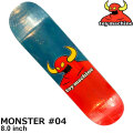 トイマシーン デッキ スケートボード TOY MACHINE DECK MONSTER ＃04 [TM6] 8.0inch スケボー パーツ SKATE BOARD DECK