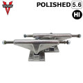 スケートボード トラック ベンチャー VENTURE TRUCK POLISHED 5.6 [V2] [HI] 8.125～8.375inch ポリッシュ スケボー スケートボード トラック  SK8 パーツ 
