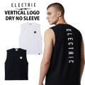 26 メンズ ロゴドライノースリーブ  [E26ST37] ELECTRIC VERTICAL LOGO DRY NO SLEEVE エレクトリック 接触冷感 防蚊加工 日本正規品【メール便発送商品】【即】