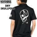 NOVEMBER ノベンバー スノーボード DRY-SKULL POLO2 [26] ドライ 吸水速乾 UV機能 半袖 ポロシャツ アパレル メンズ ユニセックス [メール便発送商品] 