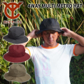 YOSHIDA CAPS INT サーフハット 4WAY MULTI METRO HAT 帽子 ストラップ付 ナイロン素材 折りたたみ可能 釣り 海 キャンプ サーフィンアウトドア [メール便発送商品]