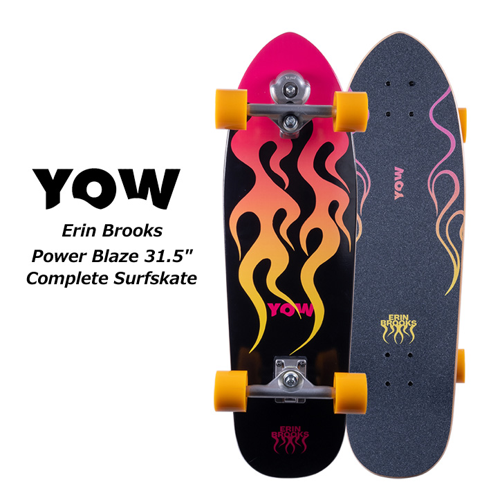 YOW ERIN BROOKS POWER BLAZE 31.5インチ [1] ヤウサーフスケート エリン・ブルックス YOW Meraki S5sシステム【購入特典付】