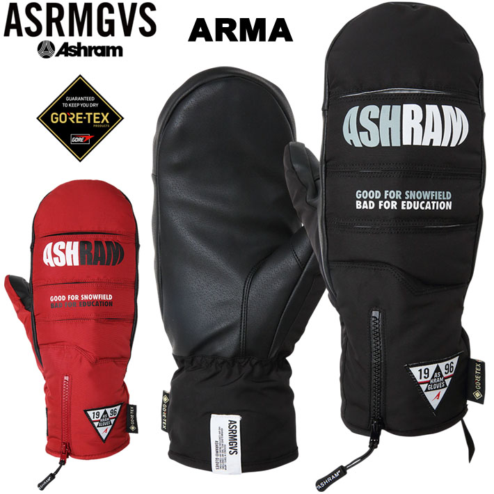 [予約] 25-26 Ashram アシュラム ゴアテックス ミトングローブ ARMA GORE-TEX スノーボードグローブ 2025 2026 [メール便発送商品]