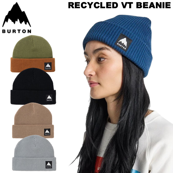 [現品限り] 25-26 BURTON リサイクル VT ビーニー Recycled VT Beanie ニット帽 防寒 スノーボード [メール便発送商品]