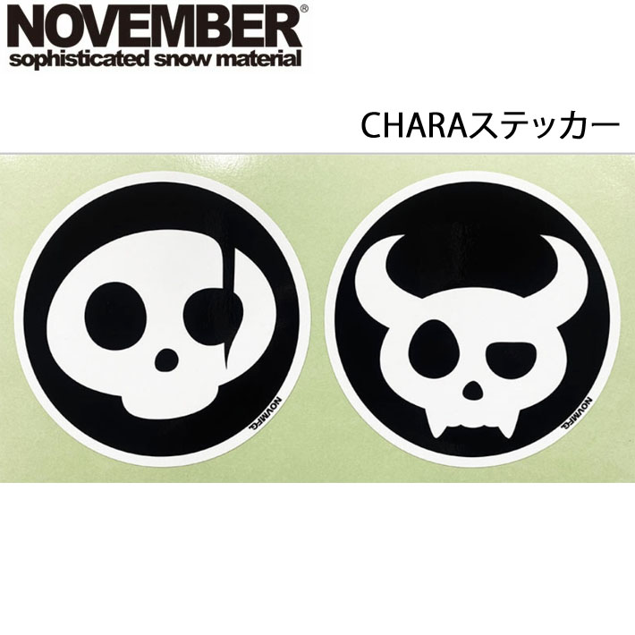 NOVEMBER 【ノベンバー】ステッカー CHARA STICKER SET [33] キャラステッカーセット スノーボード [即] 