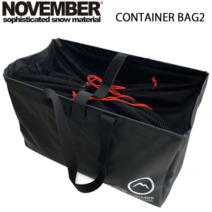 [10月末以降入荷予定] NOVEMBER ノベンバー バッグ スノーボード CONTAINER BAG2 コンテナバッグ 収納 車内収納 かばん 鞄 トラベルバッグ ボードトリップ 旅行