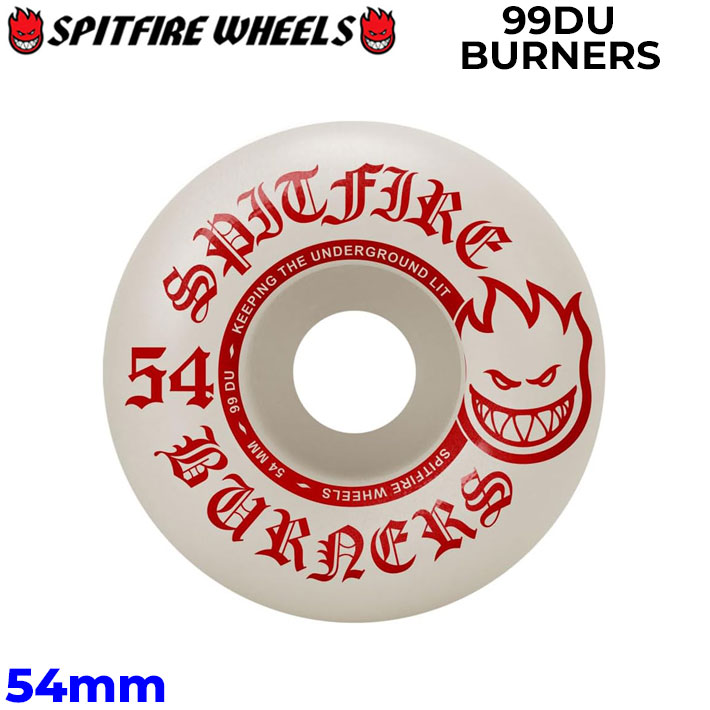 SPIT FIRE スピットファイアー ウィール 99DU BURNERS BIGHEAD 54mm [S18] スケートボード スケボー パーツ SKATE BOARD WHEEL SK8