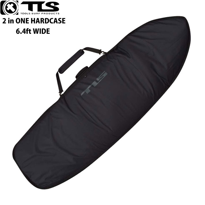 TOOLS サーフボード ハードケース トラベル 6.4ft WIDE 2in1 ツールス フルオープンジッパー 1～2本収納 ファンボード フィッシュ ワイドボード トラベルケース 【あす楽対応】