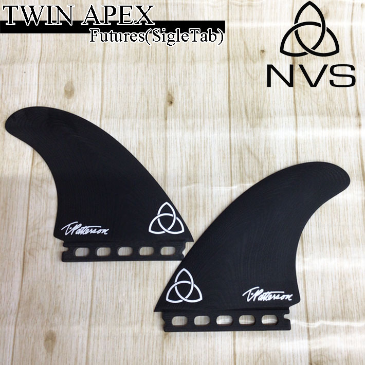 ショートボード用フィン NVS Fin フィン Timmy Paterson TWIN Fin Single Tab ティミー パターソン ツインフィン  FUTURE 3本セット NVS SURF FINS ネイクド バイキング サーフ フィン