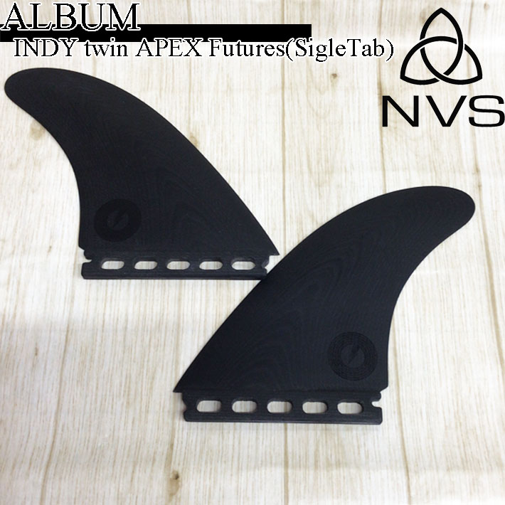 ショートボード用フィン NVS SURF FINS ネイクド バイキング サーフ フィン NVS Album Indy Twin Fin Single Tab  アルバム インディツインフィン 