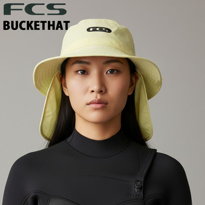 [現品限り] 25 FCS サーフハット ESSENTIAL SURF BUCKET HAT アウトドア 帽子 バケットハット ユニセックス UPF50+ [メール便発送商品] 