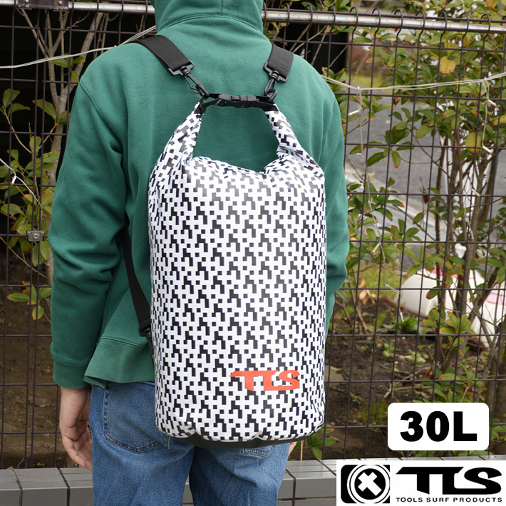 TOOLS ツールス TLS DRY FLOATER BAG 30L 防水ドライバッグ ドライフローターバッグ サーフ用品 マリンスポーツ 防水 バッグ サーフィン 海  日本正規品