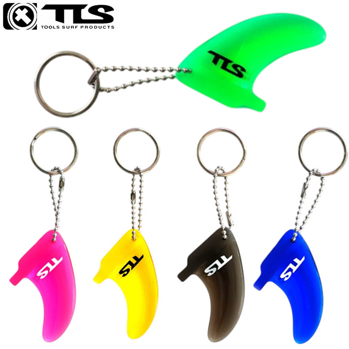 TOOLS ツールス TLS KEY CHAIN SHORT BOARD FIN フィンキーホルダー サーフィン ファッション キーリングチェーン付き
