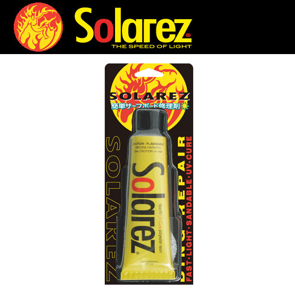 WAHOO ソーラーレズ クリアー SOLAREZ CLEAR 2.0oz (57g) ソーラーレジン 太陽光で硬化する簡単リペア剤