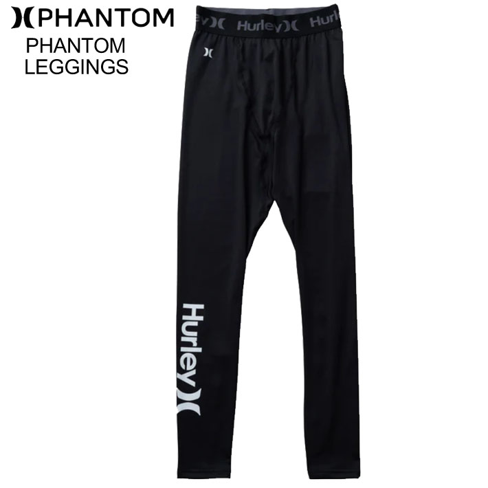 2024 HURLEY ハーレー メンズ レギンス ラッシュガード 23S01MRG07 PHANTOM LEGGINGS UPF50+ [メール便発送商品] 