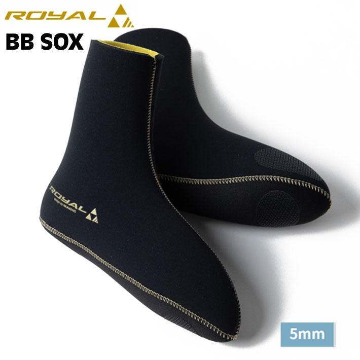 2025 MAGIC マジック Royal BB Sox 5mm [RY-9] ロイヤル ボディーボード用ソックス サーフブーツ ボディボード用 先丸タイプ 冬用 防寒 グッズ