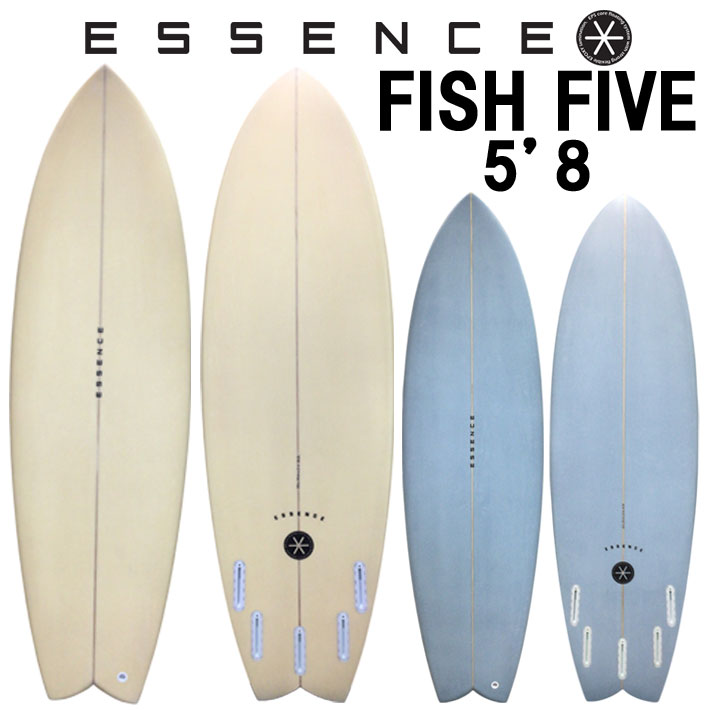 2026 ESSENCE BOARDS エッセンス サーフボード FISH FIVE フィッシュ ファイブ 5’8 サーフィン サーフボード 5FIN 海 ショートボード