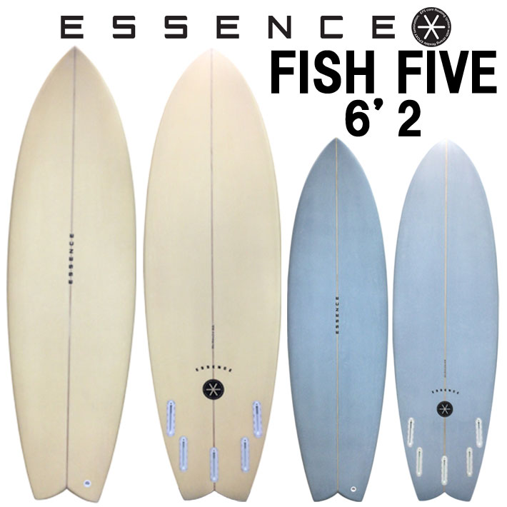 2026 ESSENCE BOARDS エッセンス サーフボード FISH FIVE フィッシュ ファイブ 6’2 サーフィン サーフボード 5FIN 海 ショートボード