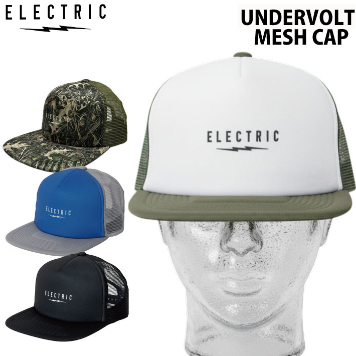 26 ユニセックス メッシュキャップ 帽子 [E26SC02] ELECTRIC UNDERVOLT MESH CAP フラットキャップ 深め メンズ レディース 日本正規品