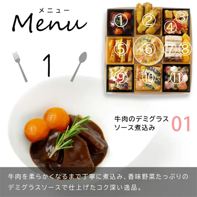 ワインによく合うビストロおせち「basic3