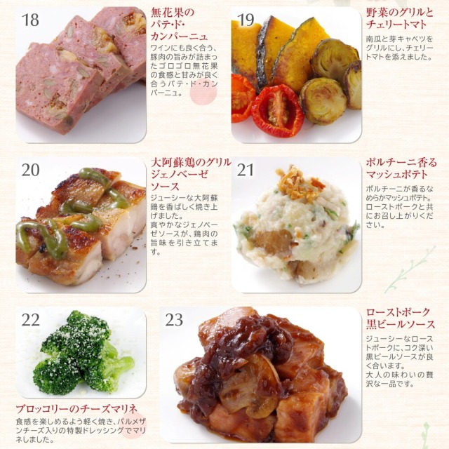 ワインによく合うビストロおせち「ツバキ9