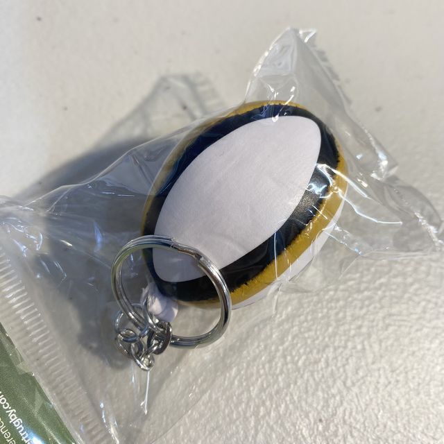 キティ 慶應大学 ラグビー マスコット キーホルダー 希少