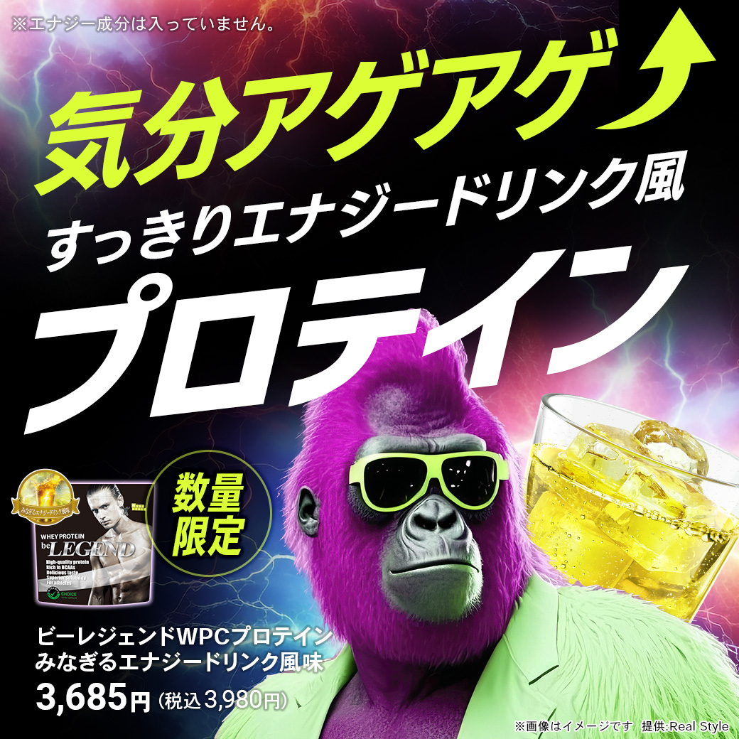 ビーレジェンド WPCプロテイン みなぎるエナジードリンク風味【1kg】